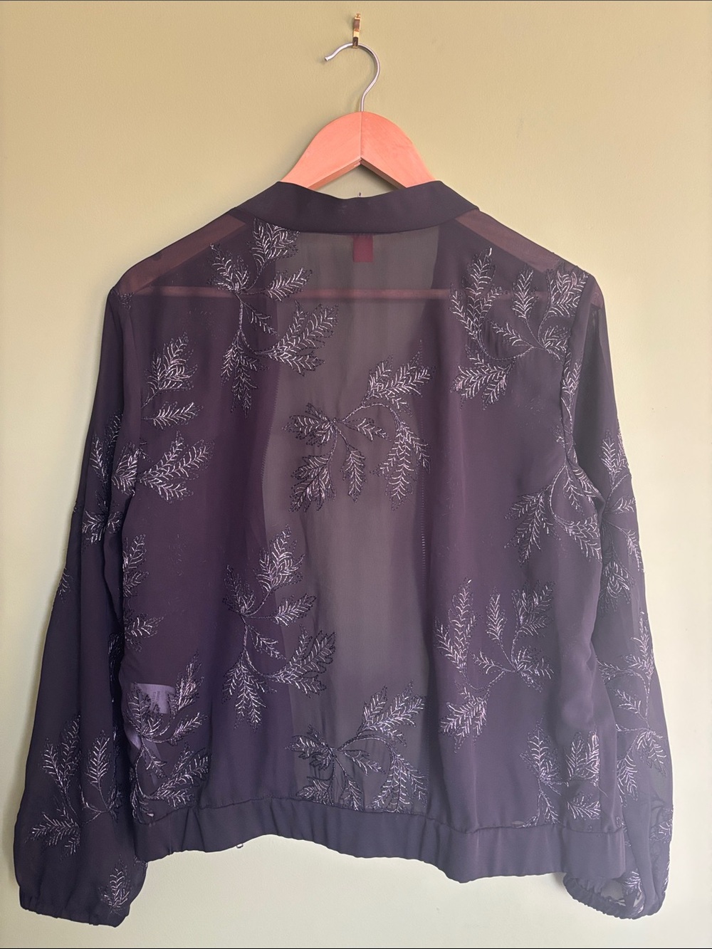 Embroidered Bomber Jacket - Picture 5 of 5